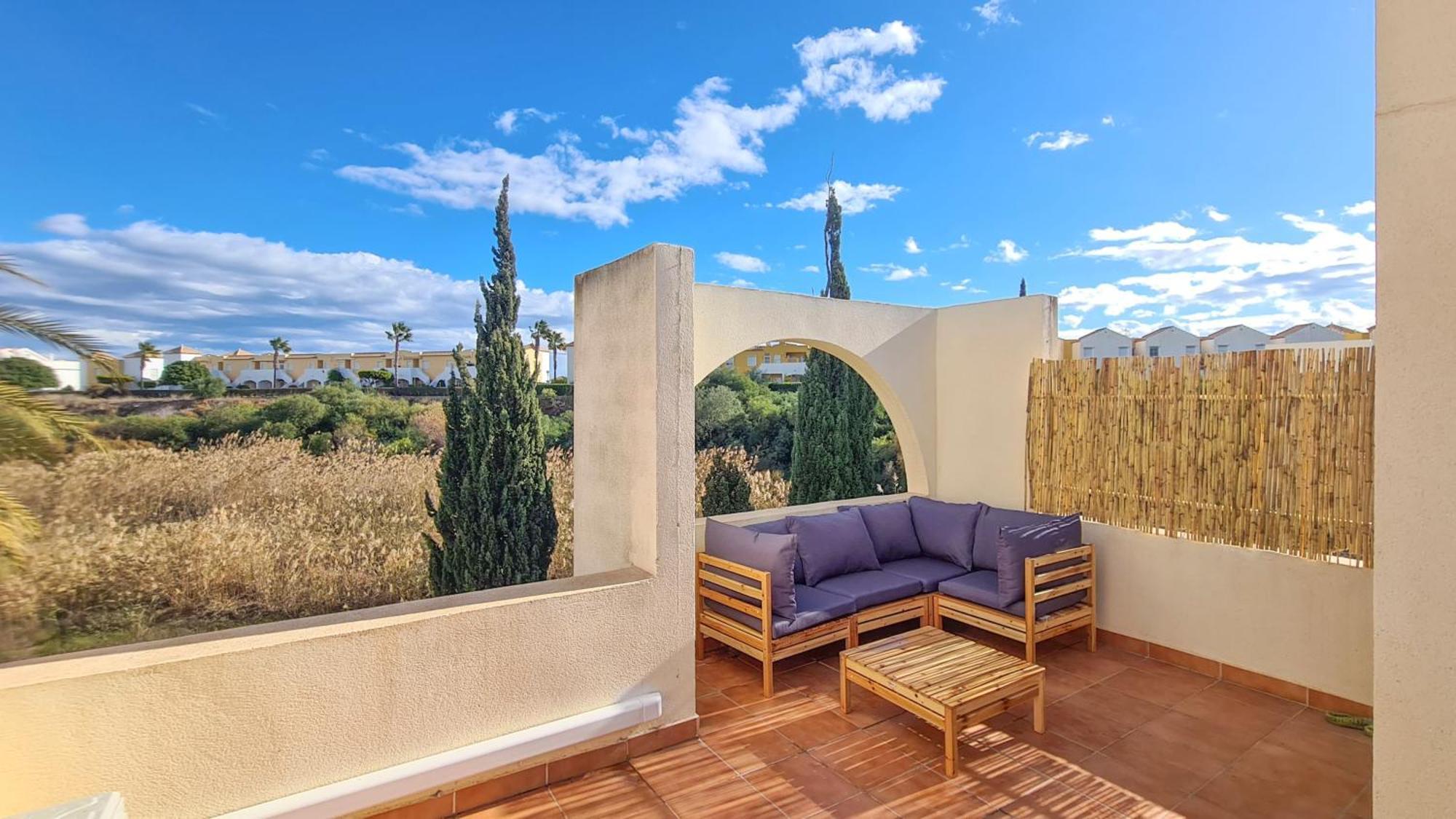 Garden Vistas. Hermoso Duplex Con Patio, Solarium Y Piscina. Vera Eksteriør billede