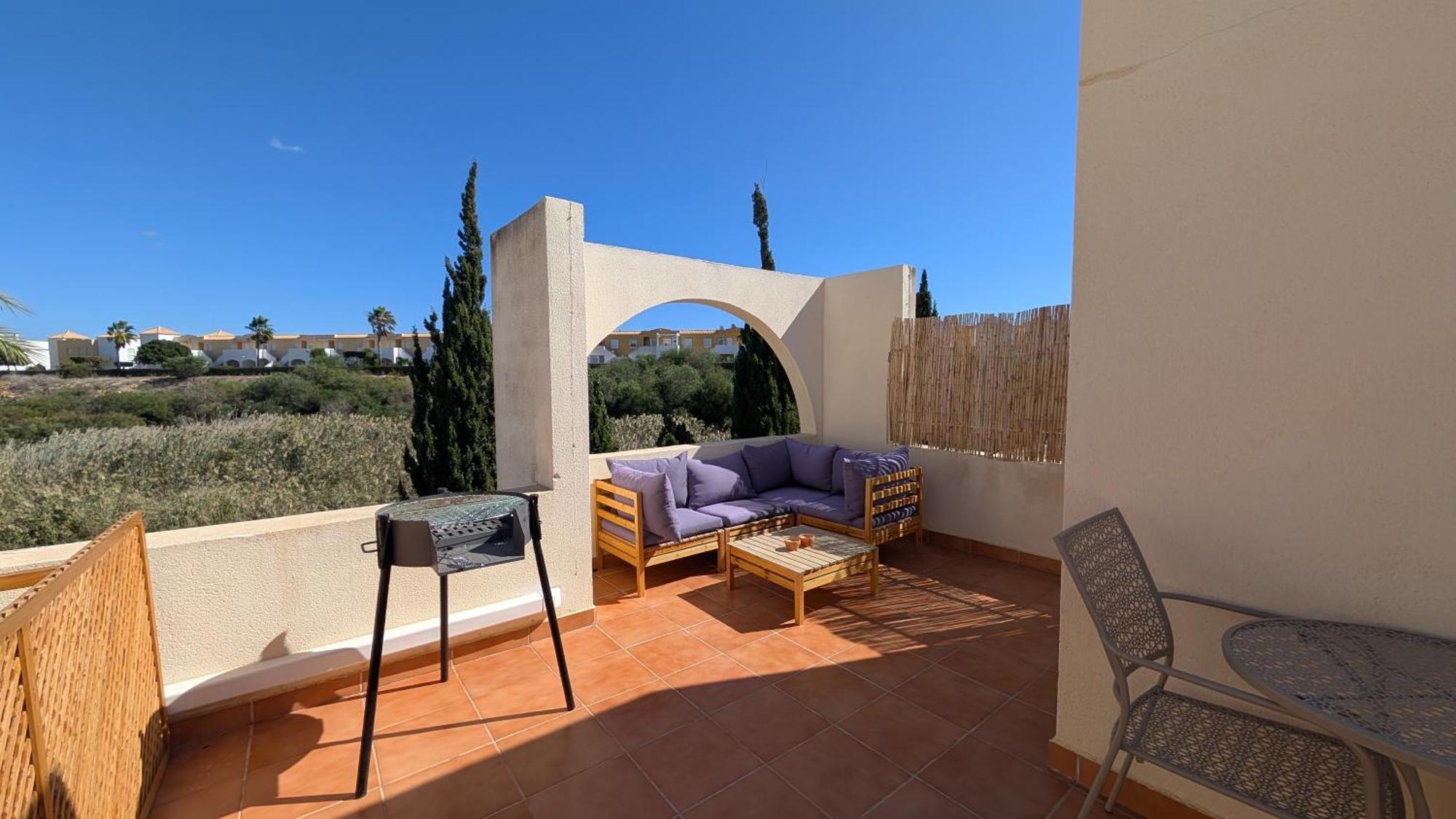 Garden Vistas. Hermoso Duplex Con Patio, Solarium Y Piscina. Vera Eksteriør billede